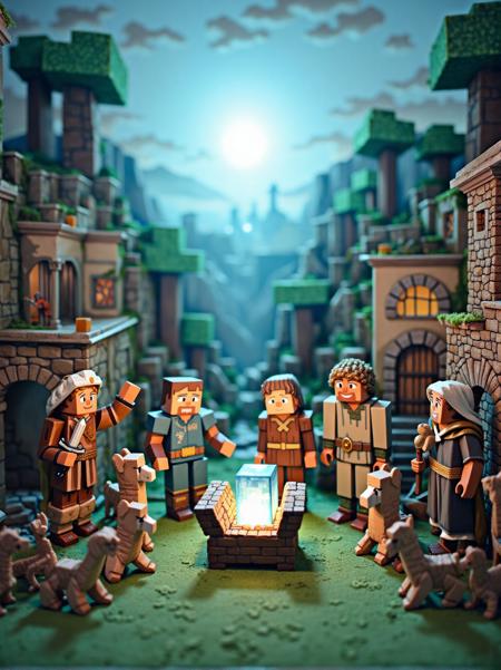 PRESEPE - Nativity Figurine/Diorama Style for FLUX