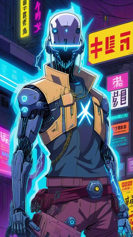 Cyberpunk Anime Style