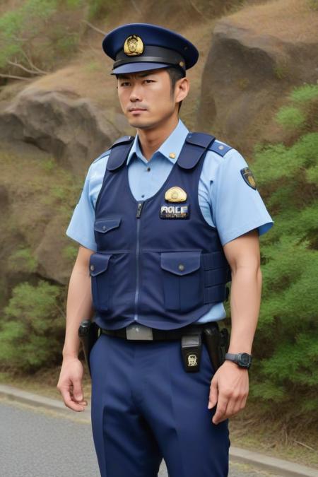 Male Japanese Police Uniform (summer)