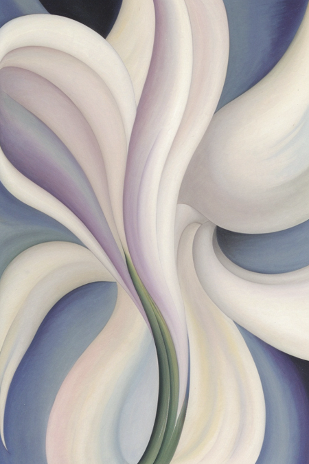 Georgia O'Keeffe's flower paintings