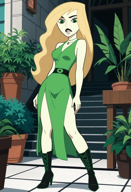 Shego, Dr. Drakken's mercenary, (Kim Possible), LoRA, PonyXL