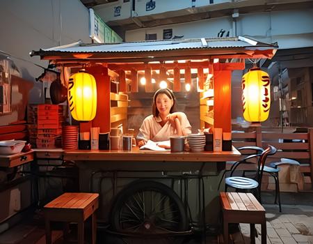 ラーメン屋台(ramen Market stall)