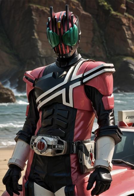 Kamen Rider pack: Kuuga, Agito, Ryuki, Faiz, Blade, Hibiki, Kabuto, Den-O, Kiva, Decade (HEISEI ERA PHASE 1) (仮面ライダーメガパック)版本Decade (ID: 1093158)