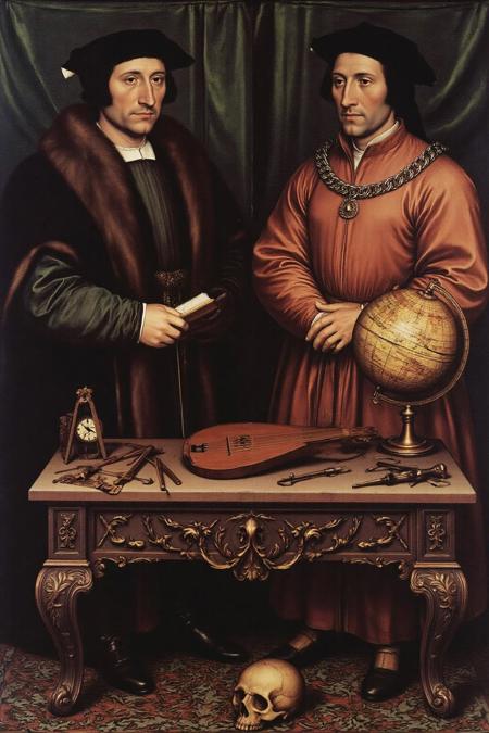 Tudor Portrait Splendour:  Hans Holbein the Younger Style
