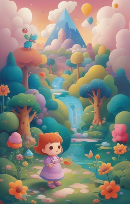 A cartoon scene style suitable for e-commerce - tangbohu [SDXL] 63
