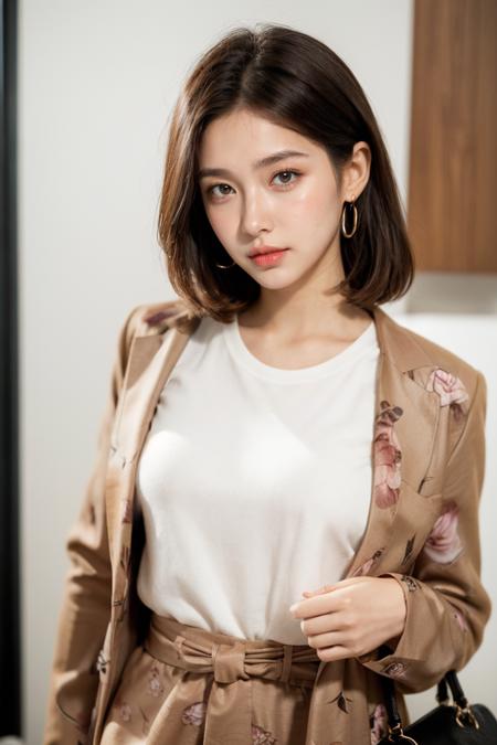 Waisted Woolen Coat