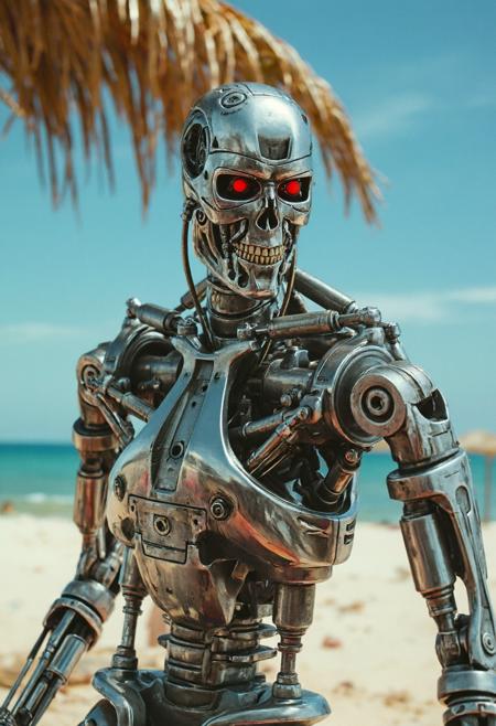 T800 Endoskeleton - Flux Lora