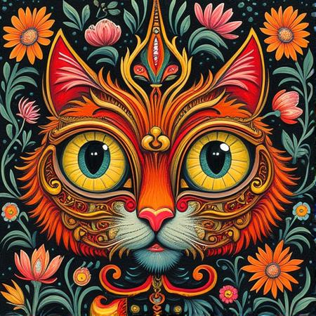 style of Louis Wain [FLUX] 120