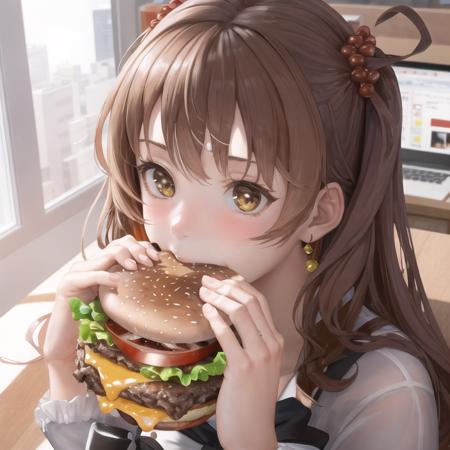 Huge Two-Handed Burger LoRA