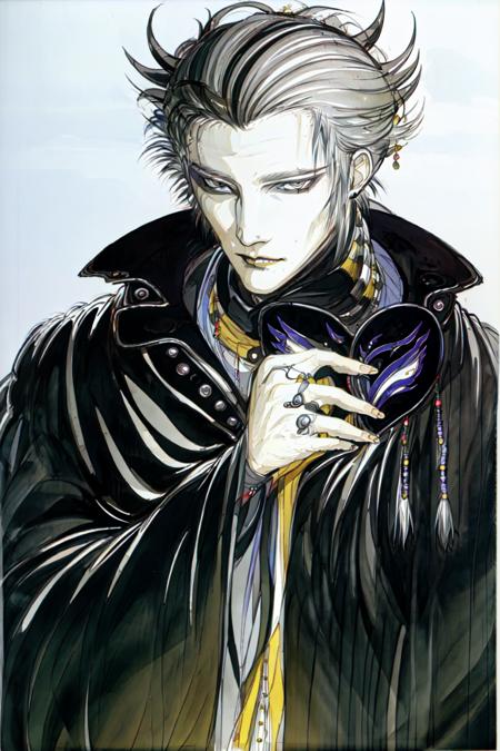 Yoshitaka Amano Style LoRA版本amano_yoshitaka 55 (ID: 5471)