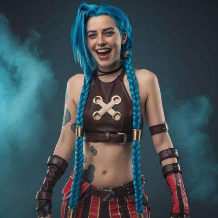 Jinx - Arcane - League of Legends - Flux1.D & Realistic SDXL