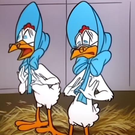 Ms. Prissy Hen - Foghorn Leghorn Cartoons