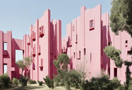 La Muralla Roja by Ricardo Bofill