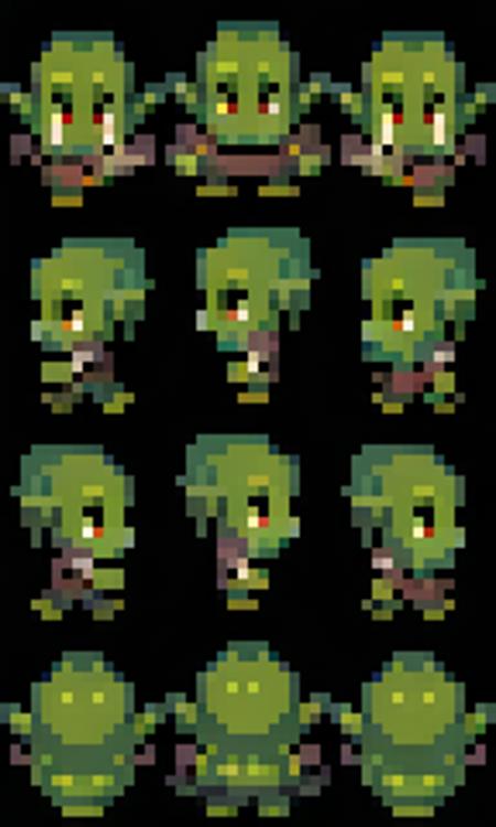 RPG Top Down 4 Direction Walk Cycle [Pony]