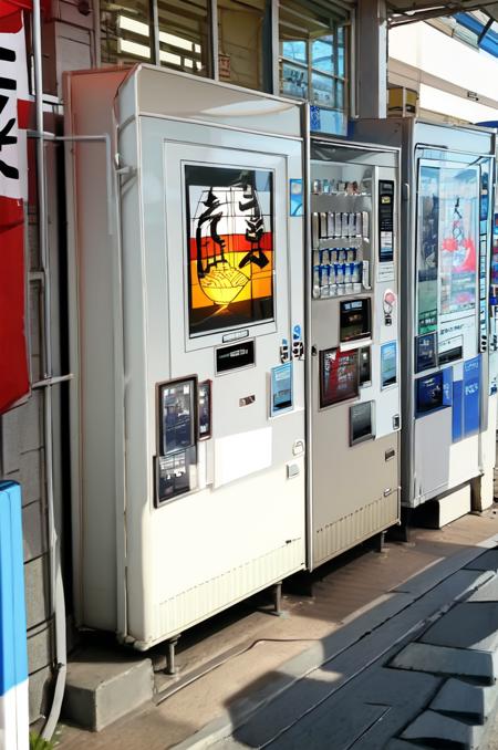 うどん自販機（神戸）Udon vending machine (Kobe,Japan)