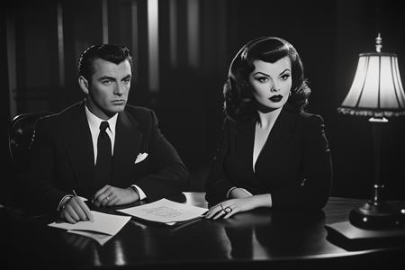50s Noir Movie (SD 1.5, SDXL, Pony, Flux)