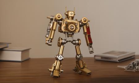 XL Realistic vintage mech art style