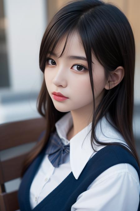 A simple school uniform一件简单的校服