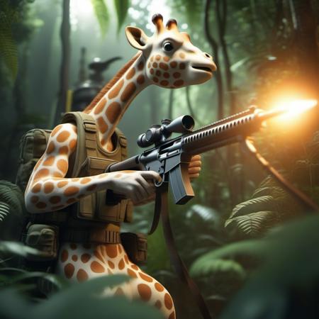 Sophie the Giraffe - SDXL