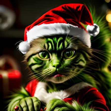 ChristmasGrinchCatLora