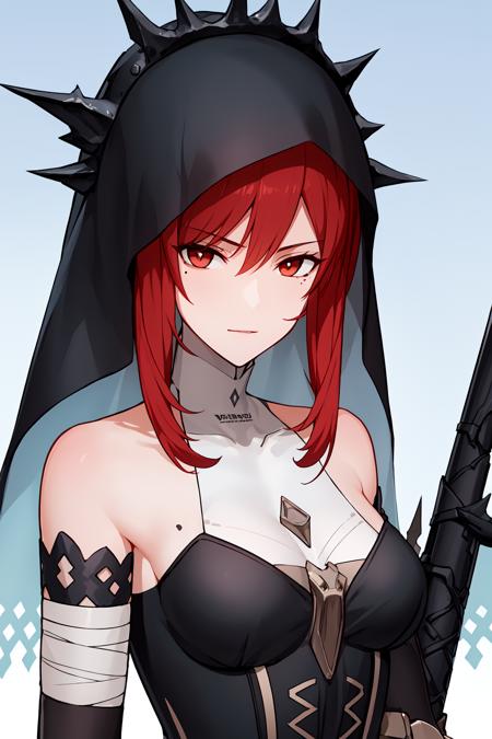 Vera Garnet + Sorrowful Rose/Wavebender Coatings - Punishing Gray Raven (Character)