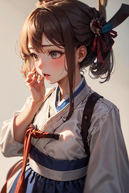 Female Noble Class Hanbok - Korea Clothes