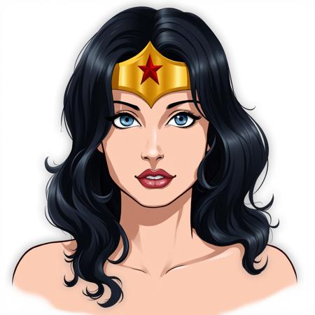 Wonder Woman Comic Book + Anime Style F1D + XL