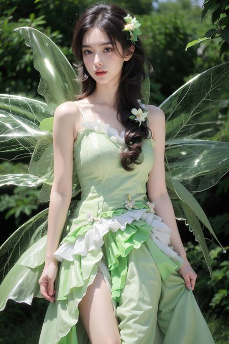 JAY - GREEN BUTTERFLY DRESS