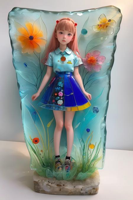 style of Fused glass 372
