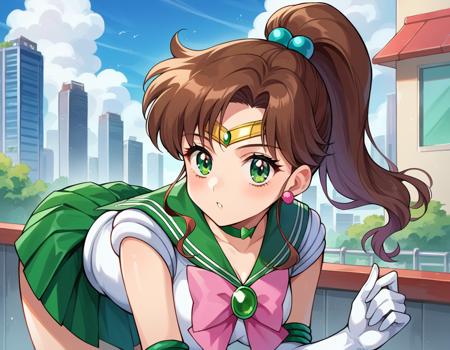 Makoto Kino (木野 まこと) / Sailor Jupiter (セーラージュピター) - Sailor Moon (美少女戦士セーラームーン) - COMMISSION W/ DATASET