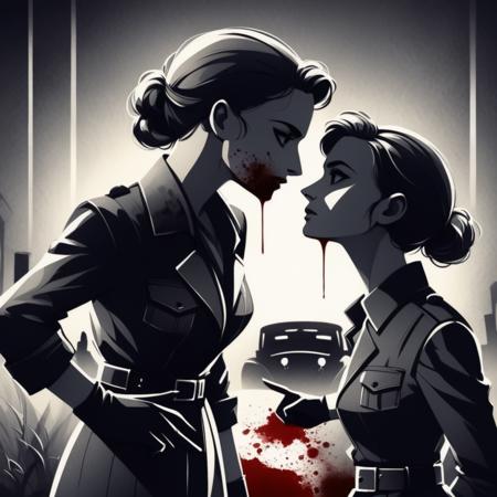 Watercoloured Noir Detective Style - Artstyle | PDXL版本Beta (ID: 778156)