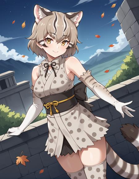 [Request] Tsushima Leopard Cat (Kemono Friends) / SDXL Pony Diffusion版本v1.0 (ID: 538625)