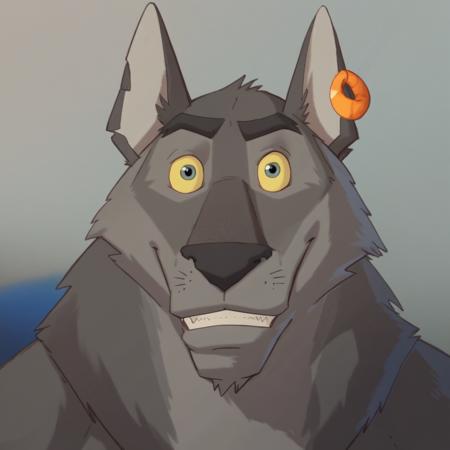 Wolf from Prince Ivan and the Grey Wolf (2011) / Серый Волк из мультфильма Иван Царевич и Серый Волк (2011) (Character) for Pony