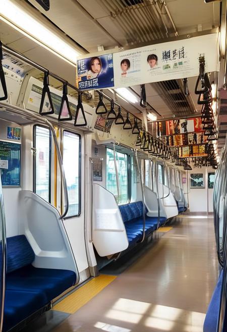 JR East E233-1000 series train interior / PONY