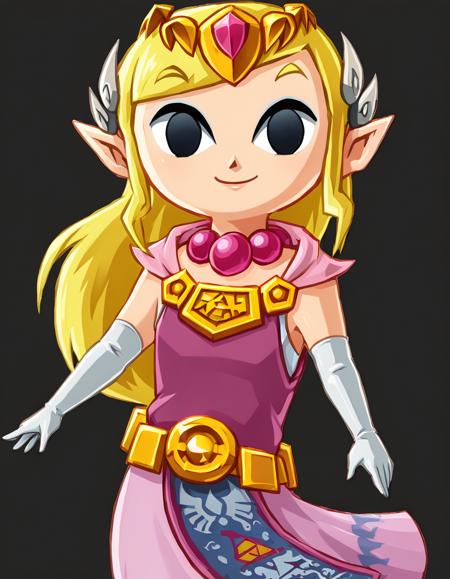Toon Zelda (Wind Waker/Spirit Tracks) commission