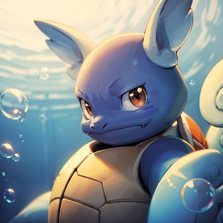 Wartortle (Pokemon) (Pokedex #0008) [Pony & SD1.5]