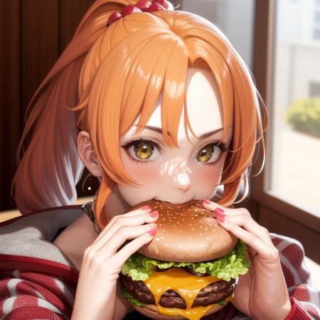 Huge Two-Handed Burger LoRA版本v2 (ID: 34071)