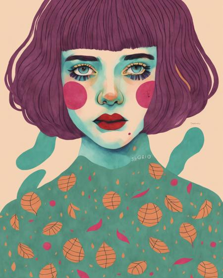 Graphic portrait