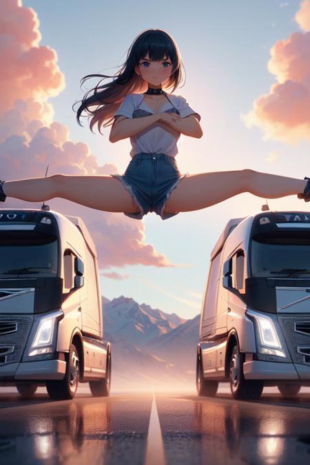 girl like epic split