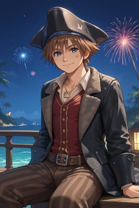 Sora (3 Outfits) - Kingdom Hearts - (Pony) / (Illustrious)