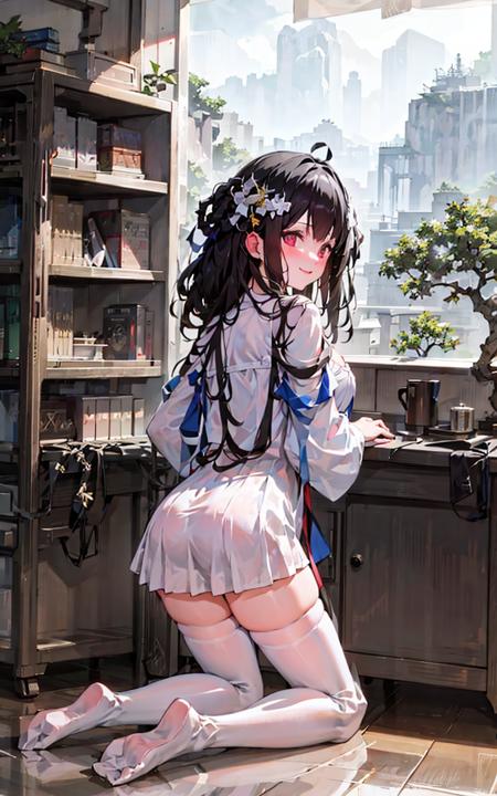 Yat-Sen (Azur Lane) Paragon of Celestial Grace 逸仙 膏发凝脂 襦裙