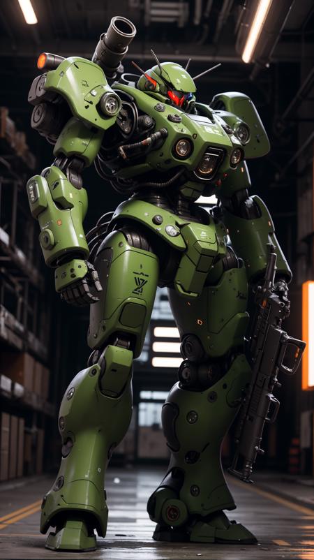 Like a Zagu mech 类似扎古的机甲
