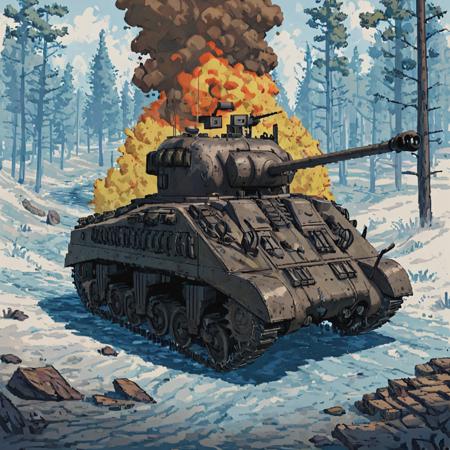 Sherman Firefly Tank (SDXL)版本Sherman Firefly Tank (SDXL) (SDXL)