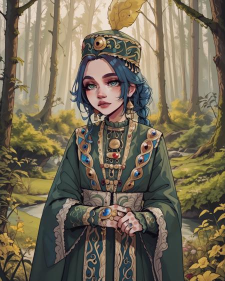 KazakhFashion XL (Pony) - Kazakhstani Traditional Wear