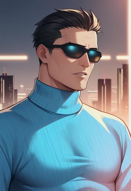JC Denton (Deus Ex) SDXL LoRA [Pony]