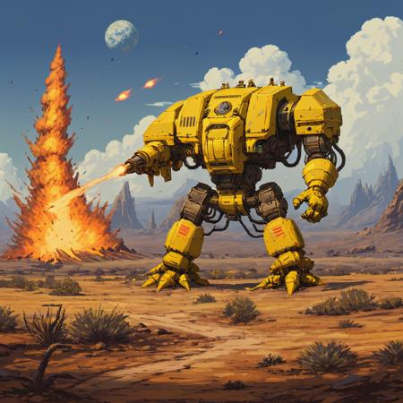 Space Marine Dreadnought - Warhammer 40,000 (SDXL)