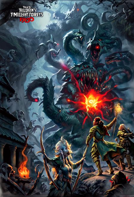 Dungeons and Dragons Art Style