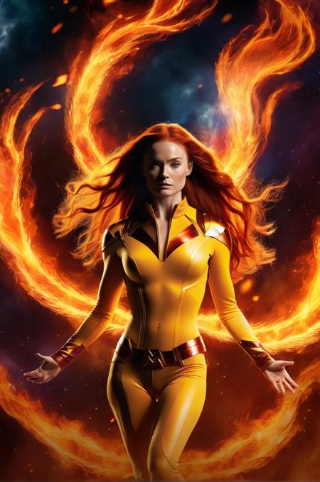 SDXL Marvel Jean Grey