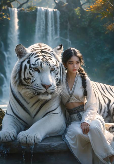绪儿XL-猛虎下山 xuer White tiger