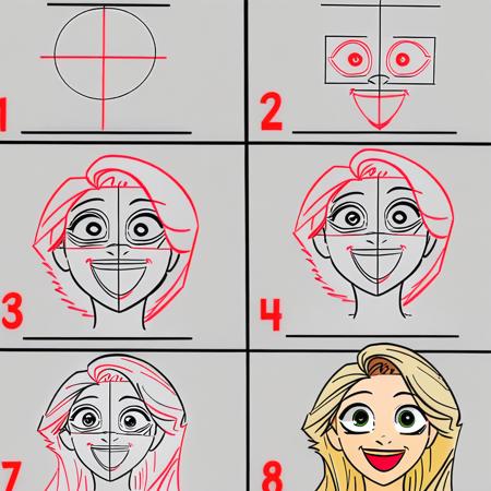How to draw: step by step. FLUX AND PONY